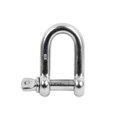 DOJA Industrial | MANILLE DE LEVAGE Acier M6 | PACK 10 | Manille droite en forme de U fixation fort GYM sac de boxe Manille brac