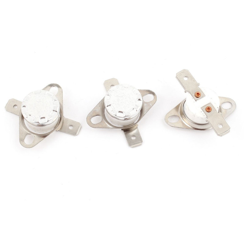 sourcing map Température Interrupteur Thermostat KSD301 250V 10A 150°C NC 3Pcs sourcing map Température Interrupteur Thermostat KSD301 250V 10A 150°C NC 3Pcs