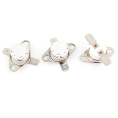 sourcing map Température Interrupteur Thermostat KSD301 250V 10A 150°C NC 3Pcs