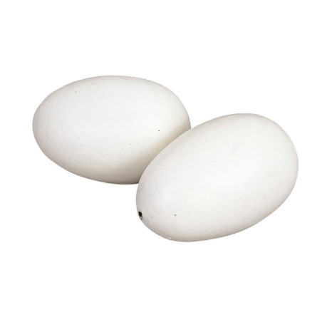Kerbl Œufs en Bois/Coque pour Oiseau 2 Pièces, Unique