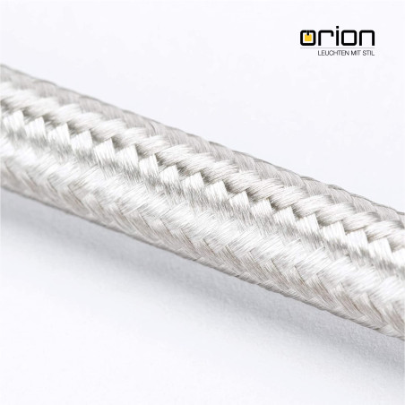 Câble d’alimentation textile - gaine extérieure en plastique - 5 m - 3 fils - 3 x 0,75 mm² - Avec conducteur de terre - Accessoi