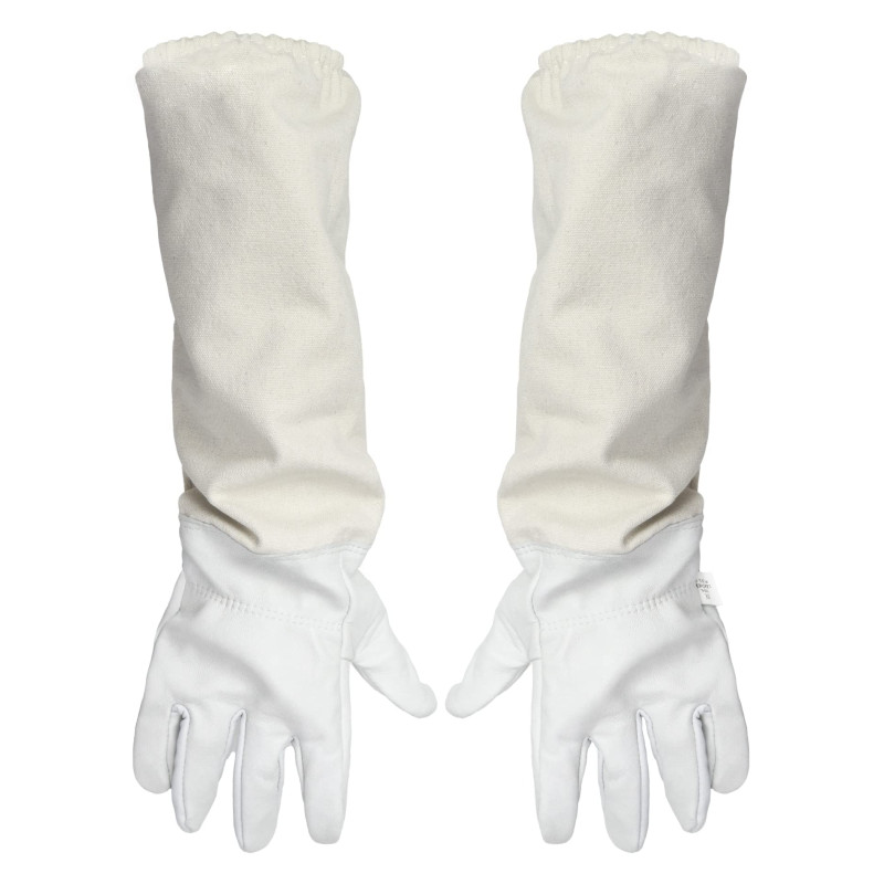 QWORK Gants d'apiculture en peau de chèvre, parfaits pour l'apiculteur débutant QWORK Gants d'apiculture en peau de chèvre, parfaits pour l'apiculteur débutant