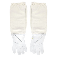 QWORK Gants d'apiculture en peau de chèvre, parfaits pour l'apiculteur débutant