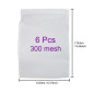 UMCHU 6 Pièces 300 mesh Filtrant en Mailles de Nylon Fines,Sac à Lait de Noix,pour lait de noix végan,lait d'amandes,jus de frui UMCHU 6 Pièces 300 mesh Filtrant en Mailles de Nylon Fines,Sac à Lait de Noix,pour lait de noix végan,lait d'amandes,jus de frui