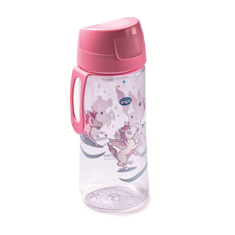 Snips, Bouteille Licorne, Gourde Isotherme Enfant 0,50 LT, Bouteille d’eau 7x7x20, Made in Italy