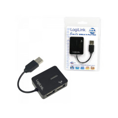 LogiLink Smile Hub USB 2.0 4 Ports Noir