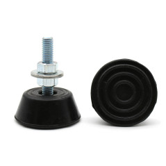 DOJA Barcelona | Silent Bloc Climatisation | Pack 4 | Support Sol Climatiseur S-40 | Max.55Kg | avec Ecrous et Rondelles Metal |