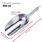 Westmark Pelle de Boulangerie/Pesage et Remplissage, Volume complet: 300 ml (env. 400 g Farine), Acier Inoxydable, Halia, Argent Westmark Pelle de Boulangerie/Pesage et Remplissage, Volume complet: 300 ml (env. 400 g Farine), Acier Inoxydable, Halia, Argent