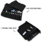 Wusaki Trousse de Cuisinier Vide pour Chefs Professionnels et étudiants en école hotelière – 9 Places + 2 Poches de Rangement Wusaki Trousse de Cuisinier Vide pour Chefs Professionnels et étudiants en école hotelière – 9 Places + 2 Poches de Rangement