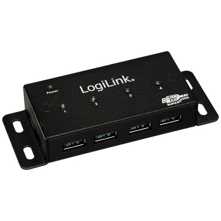 LogiLink UA0149 Hub USB 3.0 4 Ports Noir