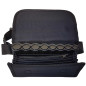CLAIRE-FONCET Sacoche Banane en Toile Tissu polyester, Avec Monnayeur Distributeur Noir de 8 Pièces d'Euros, 1 Poche Zip intérie CLAIRE-FONCET Sacoche Banane en Toile Tissu polyester, Avec Monnayeur Distributeur Noir de 8 Pièces d'Euros, 1 Poche Zip intérie