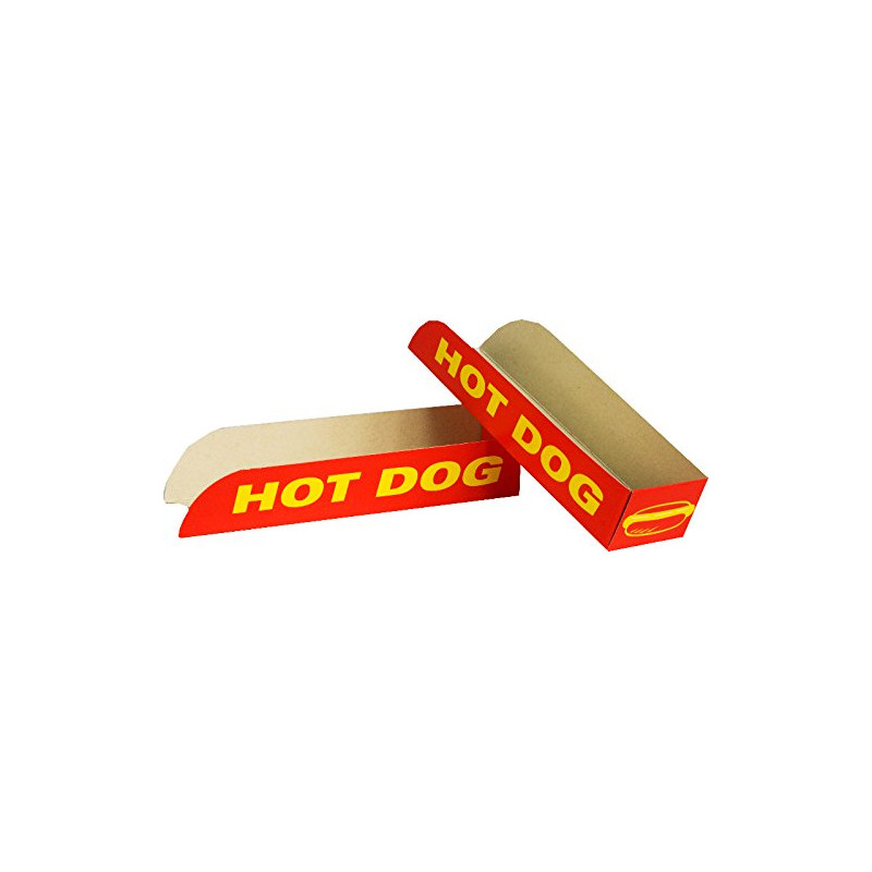 Venker Récipient à emballer soi-même - Boîte à hot dog - 50 unités - à emporter