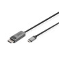 DIGITUS Câble adaptateur Displayport - USB Type-C vers Displayport 1.4-8k/30Hz - 4k/144Hz - Bidirectionnel - DP Alt-Mode - MST - DIGITUS Câble adaptateur Displayport - USB Type-C vers Displayport 1.4-8k/30Hz - 4k/144Hz - Bidirectionnel - DP Alt-Mode - MST -