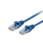 Equip Câble patch Cat6A U/UTP 2 x RJ45 15 m Bleu