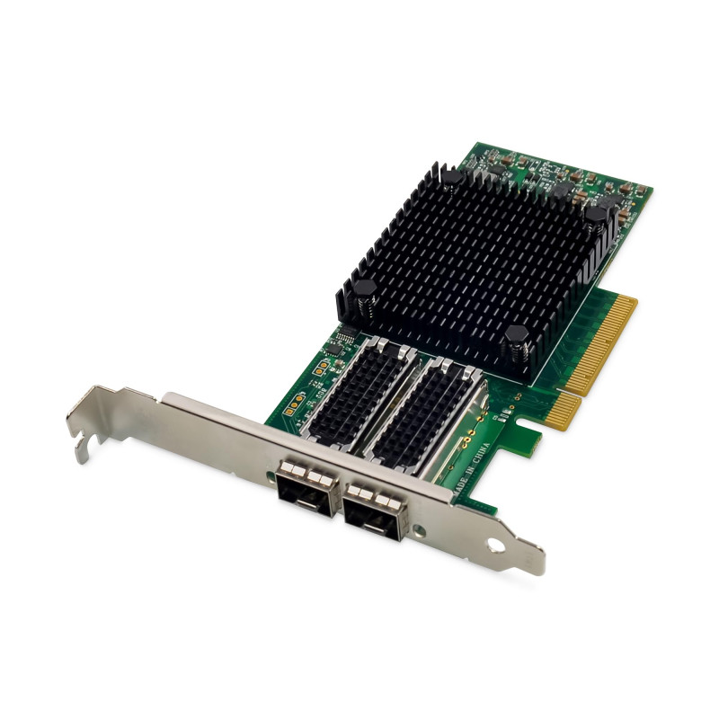 DIGITUS Carte réseau serveur 25 Gigabit Ethernet - 2 ports SFP28 - NIC - 1000/10000/25000 Mbps DIGITUS Carte réseau serveur 25 Gigabit Ethernet - 2 ports SFP28 - NIC - 1000/10000/25000 Mbps