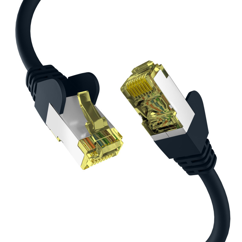 EFB-Elektronik - Câble réseau CAT. 6a jusqu'à 10 Gbit - Câble LAN de 25 m - Câble Ethernet avec protection jack/anti-torsion - C EFB-Elektronik - Câble réseau CAT. 6a jusqu'à 10 Gbit - Câble LAN de 25 m - Câble Ethernet avec protection jack/anti-torsion - C