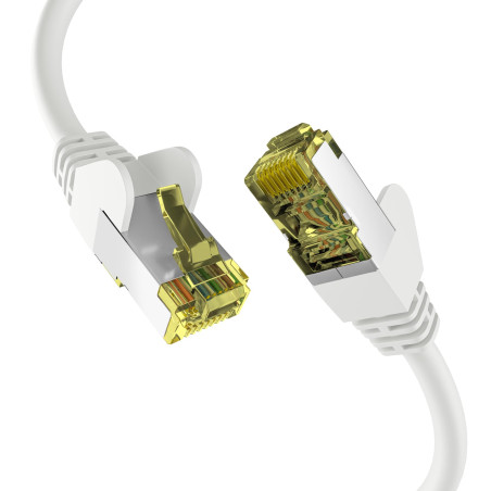 EFB-Elektronik - Câble réseau CAT. 6a jusqu'à 10 Gbit - 15 m - Câble Ethernet avec protection jack/anti-torsion - Connecteur RJ4