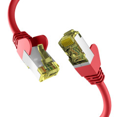 EFB-Elektronik - Câble réseau CAT. 6a jusqu'à 10 Gbit - Câble LAN de 30 m - Câble Ethernet avec protection jack/anti-torsion - C