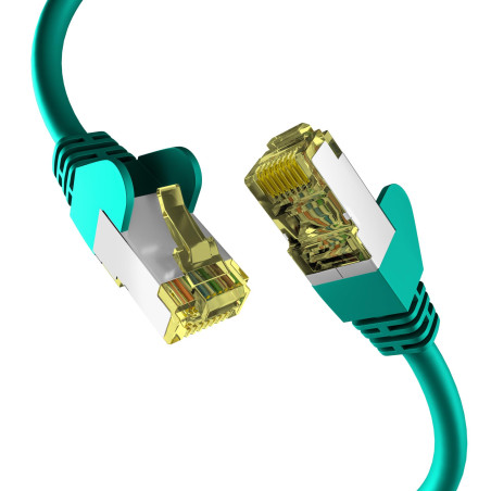 EFB-Elektronik - Câble réseau CAT. 6a jusqu'à 10 Gbit - Câble LAN de 25 m - Câble Ethernet avec protection jack/anti-torsion - C