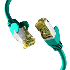 EFB-Elektronik - Câble réseau CAT. 6a jusqu'à 10 Gbit - Câble LAN de 10 m - Câble Ethernet avec protection jack/anti-torsion - C