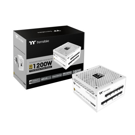 Thermaltake Toughpower GF3 1200W | Alimentation PC-ATX 3.0 | PCIe Gen 5.0 | 80-Plus-Gold | entièrement modulaire | Ventilateur S