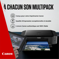 Canon CLI-581XXL Lot de 4 Cartouches d'encre Authentiques à Haut rendement (Noir, Cyan, Magenta, Jaune) – Carton Multipack