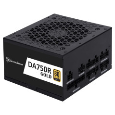 SilverStone Technology DA750R Gold, Bloc d’Alimentation ATX entièrement modulaire ATX 3,0 et PCIe 5,0 750W 80 Plus Gold, SST-DA7