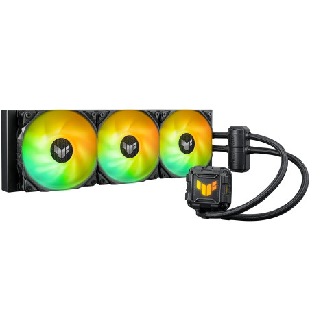 ASUS TUF Gaming LC II 360 ARGB Refroidisseur de processeur Liquide Tout-en-Un (Aura Sync, 3 Ventilateurs TUF Gaming 120 mm ARGB,