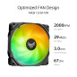 ASUS TUF Gaming LC II 360 ARGB Refroidisseur de processeur Liquide Tout-en-Un (Aura Sync, 3 Ventilateurs TUF Gaming 120 mm ARGB,