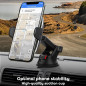 T'nB - Zina Support Téléphone Voiture, Fixation 3 en 1 Pare-Brise Tableau de Bord Grille D'aération, Bras Télescopique Réglable, T'nB - Zina Support Téléphone Voiture, Fixation 3 en 1 Pare-Brise Tableau de Bord Grille D'aération, Bras Télescopique Réglable,