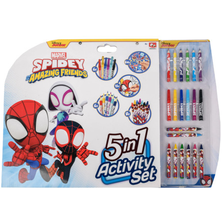 Paw Patrol Caja de Actividades para Colorear Spidey 5 en 1