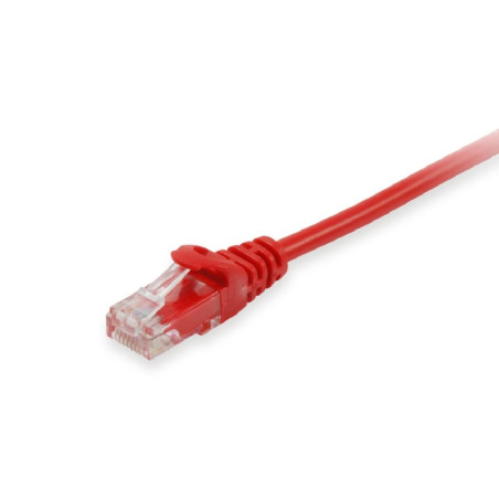 Equip Câble patch Cat6A U/UTP 2 x RJ45 7,50 m Rouge