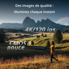DJI Osmo Pocket 3, digital camera vlog CMOS 1'' et Vidéo 4K/120 ips, Stabilisation à 3 axes, MAP rapide,Suivi Facial/Objets,Écra