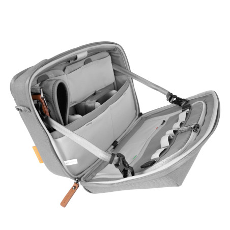 VANGUARD Veo City TP 28GY - Sacoche pour photographes avec Smartphone ou Appareil Photo Compact