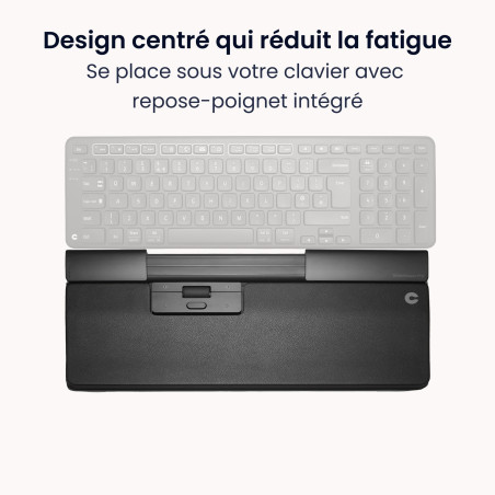 Contour Design SliderMouse Pro Souris de Bureau Ergonomique pour réduire la Tension du Poignet, de l'épaule et de l'avant-Bras |