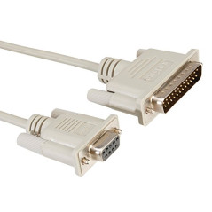 ROLINE Câble Modem 9pol. BU-25pol. St, 3 m