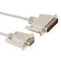 ROLINE Câble Modem 9pol. BU-25pol. St, 3 m