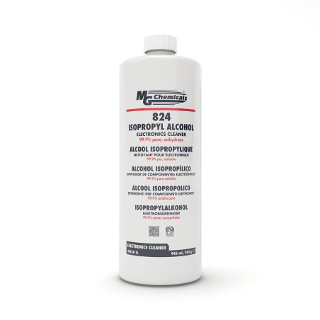 MG Chemicals Alcool Isopropylique Nettoyant pour Électronique Liquide, bouteille de 945 mL