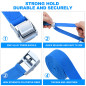 URAQT 4PCS Sangle d'Arrimage, 2M x 20mm Kit de Fixation avec Sangle de Serrage Boucle de Serrage, pour Moto, Voiture, Porte Vélo URAQT 4PCS Sangle d'Arrimage, 2M x 20mm Kit de Fixation avec Sangle de Serrage Boucle de Serrage, pour Moto, Voiture, Porte Vélo