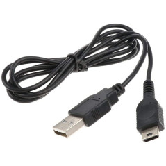 WICAREYO Câble de chargeur Compatible pour GBM, cordon d'alimentation USB de 1,2 m Compatible pour Game Boy Micro