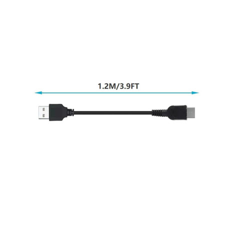WICAREYO Câble de chargeur Compatible pour GBM, cordon d'alimentation USB de 1,2 m Compatible pour Game Boy Micro