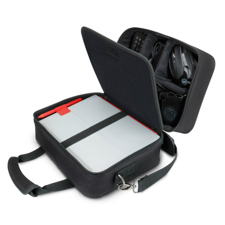 USA Gear Electronics Organisateur De Voyage - Compartiments De Rangement Personnalisés, Bandoulière Réglable Et Intérieur Rembou