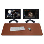 ZORESYN XXL Tapis de Souris,sous-Mains en Cuir PU,imperméable Tapis de Souris Gaming(Marron, 110x50CM) ZORESYN XXL Tapis de Souris,sous-Mains en Cuir PU,imperméable Tapis de Souris Gaming(Marron, 110x50CM)