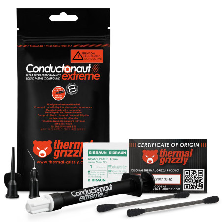 Thermal Grizzly Conductonaut Extreme Flüssigmetall-Wärmeleitpaste - 1 Gramm