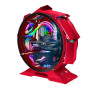 Mars Gaming MCORB Rouge, Boîtier PC Gaming Micro-ATX XL, Design Circulaire Custom, Double Vitrage Trempé Mars Gaming MCORB Rouge, Boîtier PC Gaming Micro-ATX XL, Design Circulaire Custom, Double Vitrage Trempé