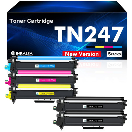 TN247 DCP-L3550CDW TN-243CMYK Compatible Toner pour Brother MFC-L3750CDW TN243 Multipack MFC-L3770CDW MFC-L3730CDN HL-L3210CW HL