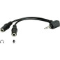 Roline 11.09.4441 11.09.4441 Audio Adaptateur [1x Jack mâle 3.5 mm - 2X Jack Femelle 3.5 mm]
