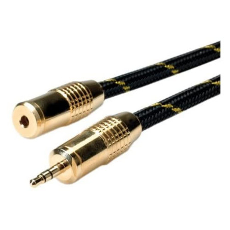 ROLINE GOLD Câble prolongateur 3,5mm audio M / F, 5,0 m