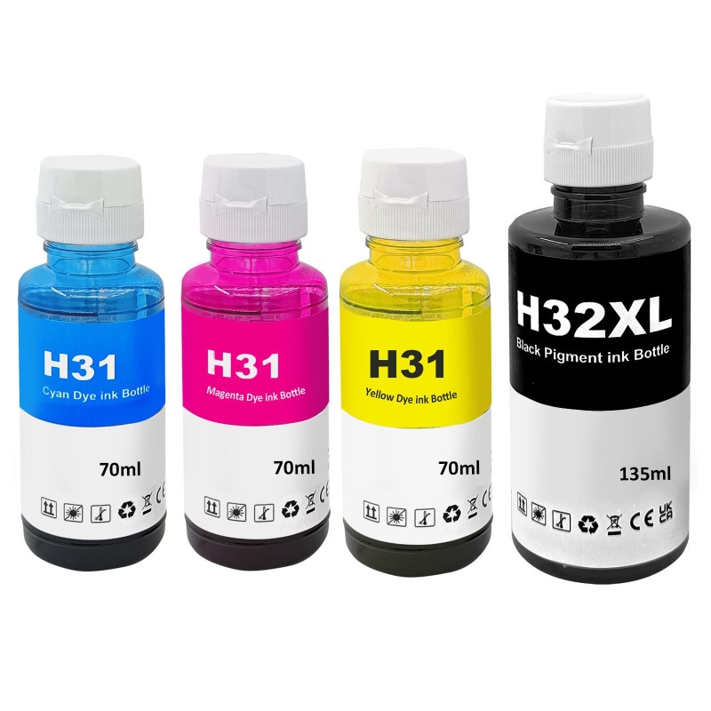 LAIPENG Compatible avec HP 31 32 XL Encre pour Smart Tank 7005 515 5105 555 7006 7306 655 559 7305 580 670 530 7006 Imprimante M
