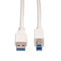 Value Câble USB 3.2 Gen 1, type A-B, blanc, 3 m